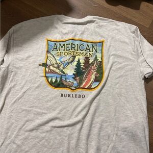 BURLEBO Light Gray American Sportsman Tee